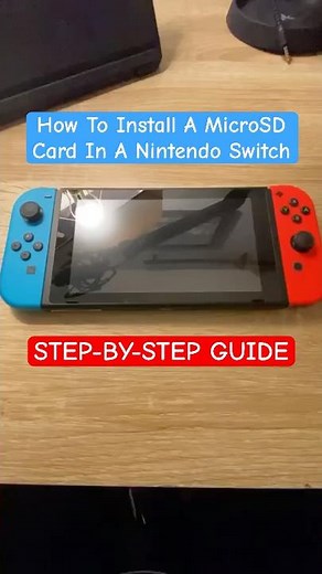 How To Install A MicroSD Card In A NINTENDO SWITCH (Step-by-Step Guide)
