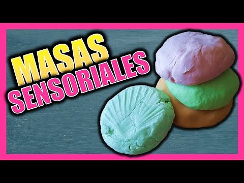 🌟 Cómo hacer MASAS SENSORIALES para NIÑOS con POCOS INGREDIENTES ✅ (Fácil y Rápido)