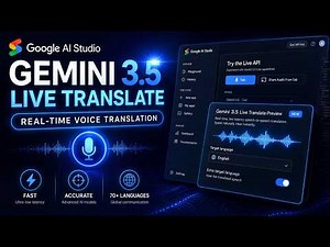 How to Use Gemini 3.5 Live Translation in Google AI Studio