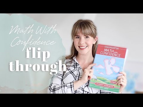MATH WITH CONFIDENCE KINDERGARTEN FLIP THROUGH | Homeschool Math Curriculum