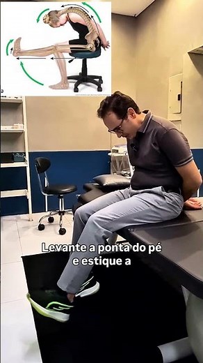 If you perform the test shown in the video and feel a sharp pain, you have a herniated disc.