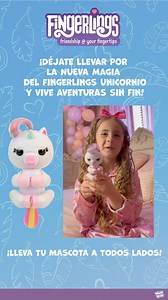 ¡Descubre el Bizak Fingerlings Unicornio! 🦄 Este juguete interactivo estimula los sentidos y aviva la imaginación. ¡Una aventura mágica te espera! 🌈✨ #BizakFingerlings #UnicornioMágico @willowrosecoggins | Boing Toys