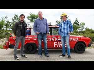 Grand Tour James May's fire engine gets destroyed