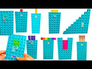 Making Numberblocks 50-59 50 51 52 53 54 55 56 57 58 59 with Unofficial sticker