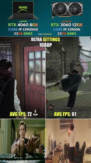 RTX 4060 Laptop vs RTX 3060 - Laptops are officially better than desktops for gaming #pcgaming