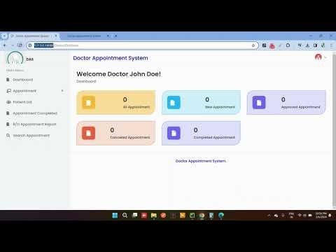Doctor Appointments System Using Python Django and MySQL | PHPGurukul