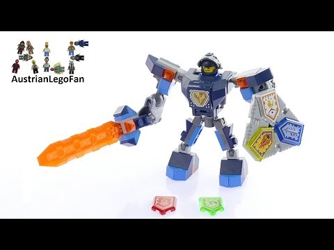 Lego Nexo Knights 70362 Battle Suit Clay - Lego Speed Build Review