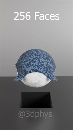 3D Cloth Simulation #blender #clothsimulation #physicssimulations #satisfying#3danimation