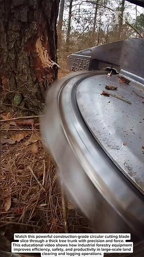 Extreme Tree Cutting Blade – Heavy-Duty Forestry Equipment in Action