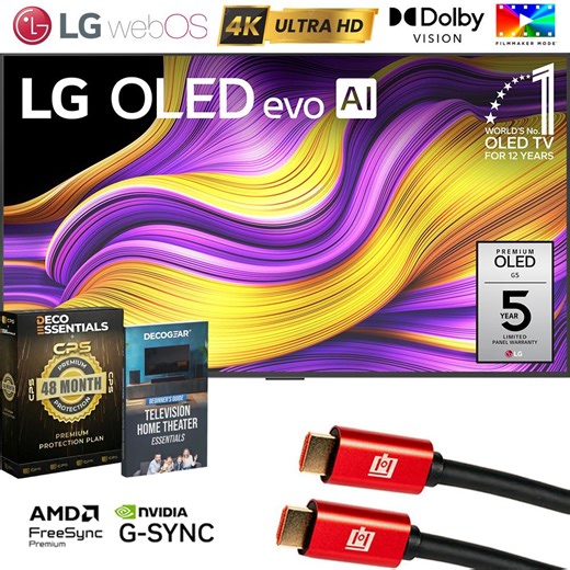 LG 55" G5 OLED evo 4K UHD TV with One Wall Design (2025) w/ 4 Year War
