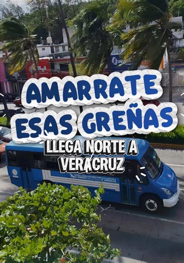 Amárrate esas greñas porque se viene otro norte en Veracruz #clima #viento #norte #veracruz #bocadelrio