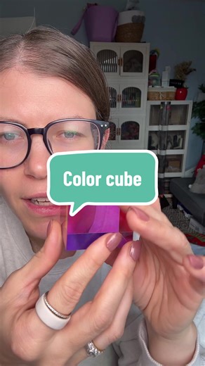 Comment below what you think the three colors in this cube are! But then with color science! This cube can do so much more! This is a mesmerizing, elegant and absolutely gorgeous educational piece! It’s something that inspires my mind every day! Go ahead click link and scoop on up!