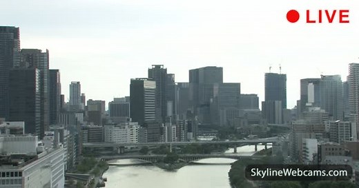 【LIVE】 Live Cam Panorama of Osaka - Japan | SkylineWebcams