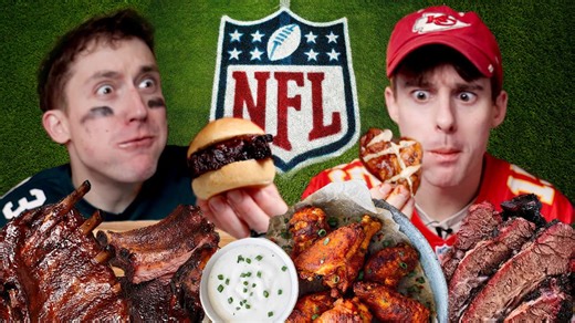 British duo tackle American Super Bowl BBQ feast in London!