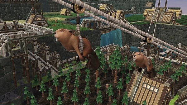 Timberborn - Update 7 - Ziplines & Tubeways Official Trailer | The Triple-i Initiative Showcase 2025