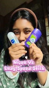 which one do you like the most? Nivea deodorant or Lady Speed stick? #niveabody #freshcosmetics