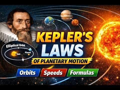 Kepler’s Laws of Planetary Motion | Orbit Secrets of Planets @SingularityToCosmos
