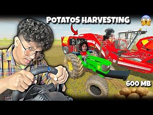 HOW TO HARVEST POTATOES - Farming Simulator 22