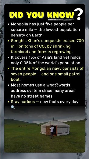 Mind-Blowing Facts You Didn’t Know About Mongolia