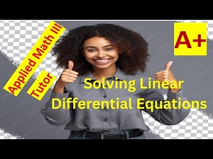 How to solve linear first order differential equation step-by-step
