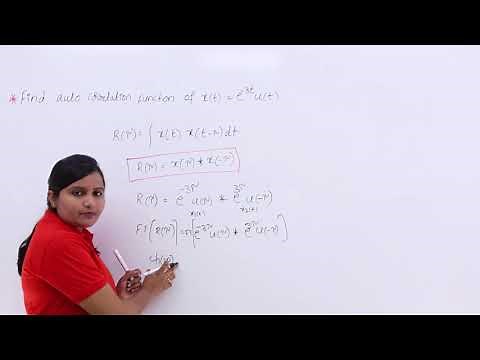 Auto Correlation Function of Energy Signal Problem