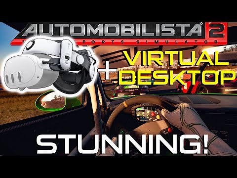 Automobilista 2 + Meta Quest 3 + Virtual Desktop + RTX4090 = AMAZING VISUALS!