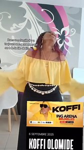 En route pour l’ ING ARENA, pour un show inédit de Koffi OLOMIDE, le 06 septembre 2025, à Bruxelles, 🎫 Les billets sont disponibles 👇 https://concert-koffiolomide-ingarena.ticketlive.be/tracker?tracker_code=PA36CF | Sandra Kazadi lisasi ya suka