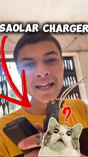 I make solar charger ￼😱😵‍💫 #shortsfeed #entertainment