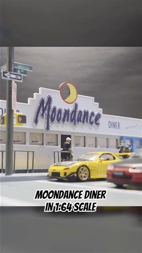 Moondance Diner in 1:64 scale diorama