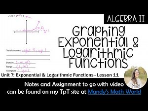 Graphing Exponential and Logarithmic Functions (Algebra 2)