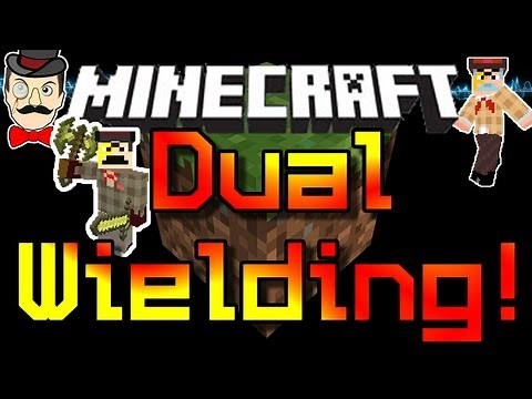 Minecraft Mods - DUAL WIELD SWORDS Mod ! Two Weapons = Double Damage !