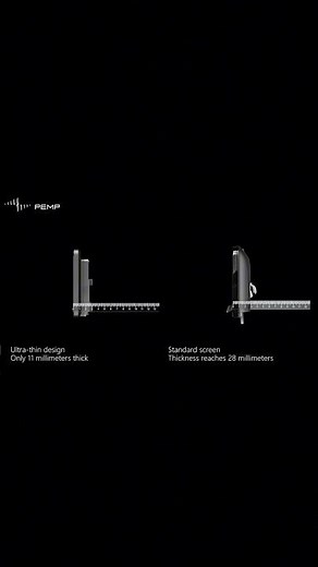 PEMP Ultra-Thin 10.25" Display Technology #automobile