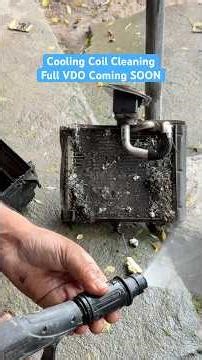 Cooling Coil Cleaning,How To Clean Cooling Coil @ShreeBalajiAuto #coilcleaning #coolingsystem