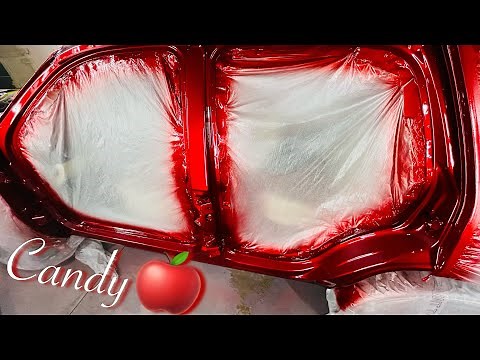 USING HOUSE OF KOLOR CANDY APPLE RED!