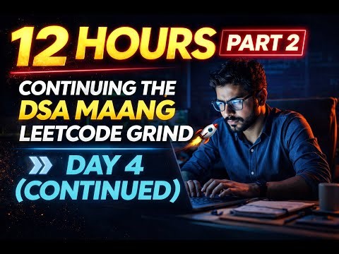 Day 5: Sliding Window DSA Marathon | LeetCode Interview Problems LIVE (MAANG)