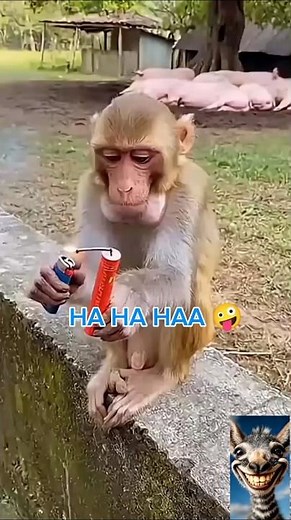 OMG 😂 Monkeys Being Hilarious! Funniest Monkey Clips #FunnyAnimals #MonkeyShorts #TrendingNow #viral