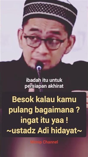 Ustadz Adi Hidayat - Returning Home #ustadzadihidayat #ustadzadihidayatterbaru #uah #islamicshorts