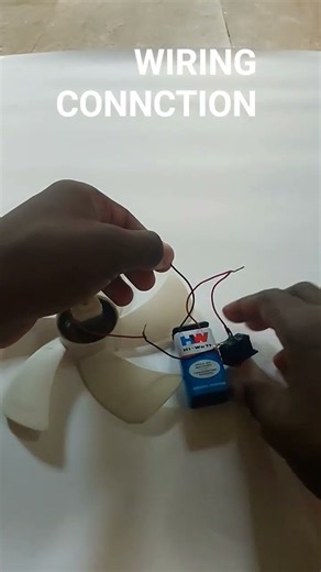 how to connect dcmotor + battery + switch | step-by-step
