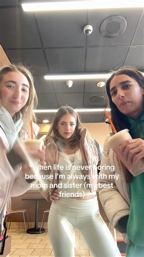 besties #mom #daughter #girlshorts #shortsfeed #dunkin #coffee #friends #trending #girls #bff #girl