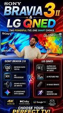 Sony BRAVIA 3 II [2026 ] vs LG QNED82 Mini Led [2026]🤯 Full In Depth Comparison