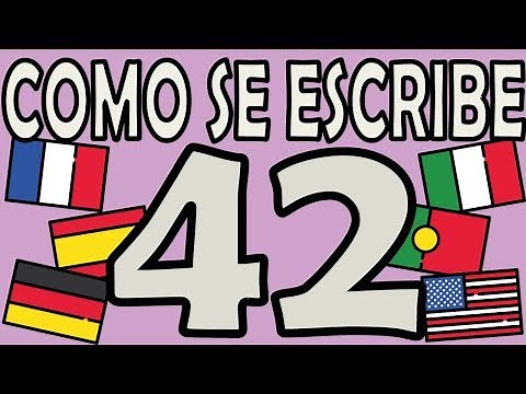 How to Write the Number 42