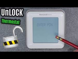 UNLOCK Honeywell Home T5 | UNLOCKING Device Pin Code | Digital SMART Thermostat