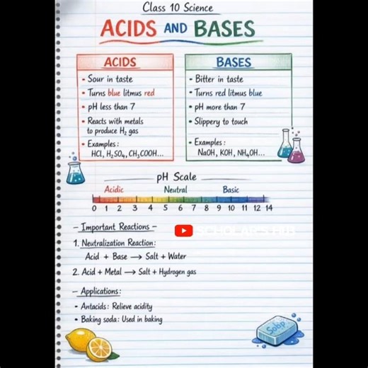 Class 10th ACID AND BASES. ll