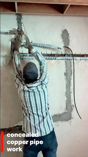I Concealed Copper Pipe Work In HVAC