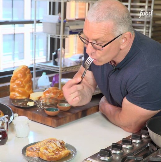 28K reactions · 45K shares | Chef Robert Irvine's French Toast is one of the most-popular recipes on FoodNetwork.com OF ALL TIME!  #RestaurantImpossible > Saturdays at 9|8c Save the recipe: https://foodtv.com/2VcnDKl. | Food Network | Facebook
