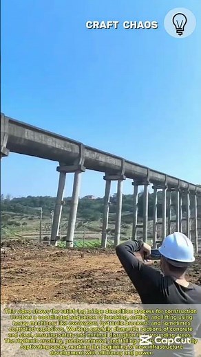 Satisfying Bridge demolition process for construction