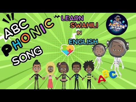 ABC, A to Z Song in English | Swahili Translation for Kids
