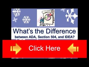 Americans with Disabilities Act, Section 504, IDEA - Transition Tuesday Episode 19