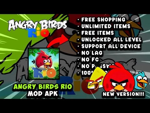 ANGRY BIRD RIO MOD APK [ NO PW ] || NEW VERSION!!!
