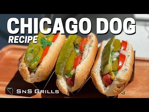 CHICAGO STYLE HOT DOG RECIPE - How To Make Authentic Chicago Hot Dogs at Home